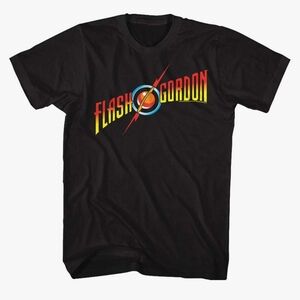 Flash Gordon Black T-Shirt Mens Large